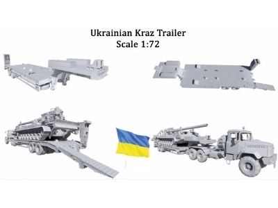 Ukrainian Kraz Tank Trailor - zdjęcie 1