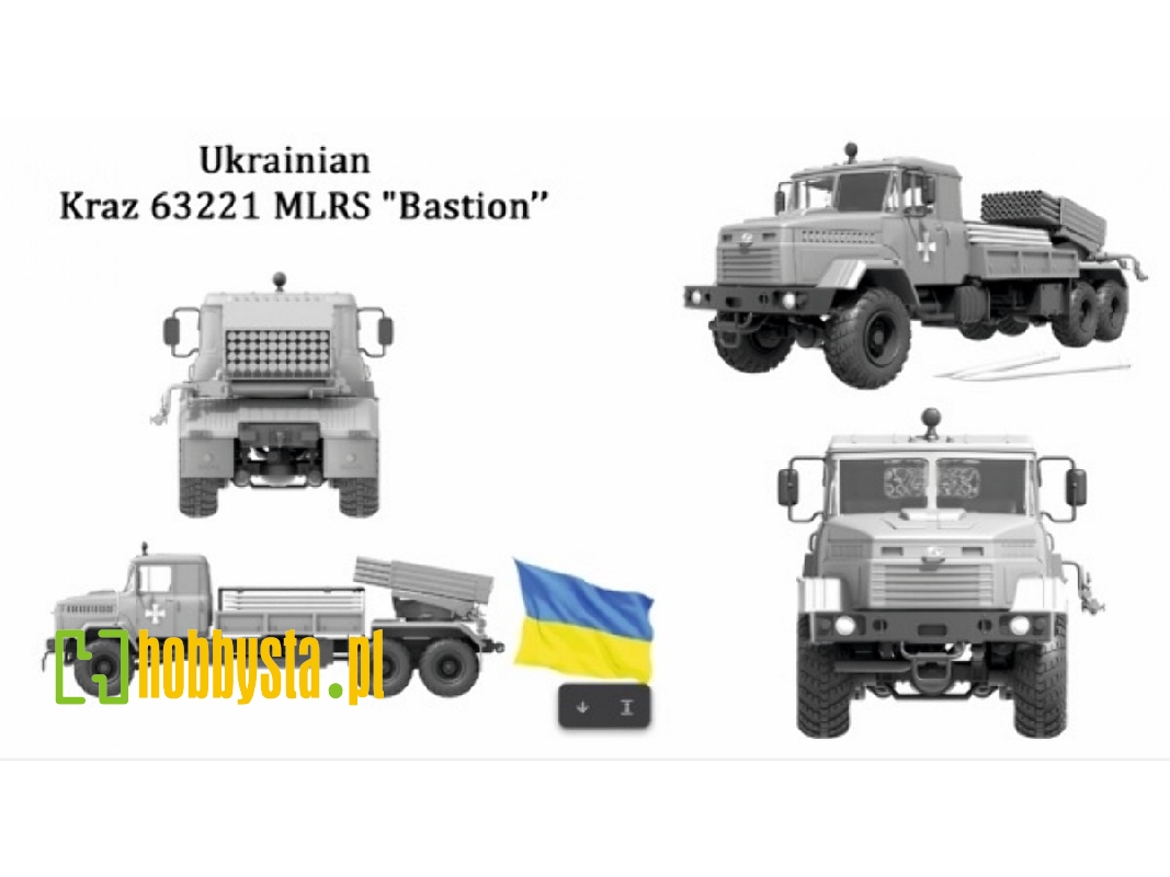 Ukrainian Kraz 63221 Mlrs Bastion - zdjęcie 1