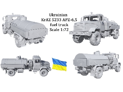 Ukrainian Kraz 5233 Apz-6,5 Fuel Truck - zdjęcie 1