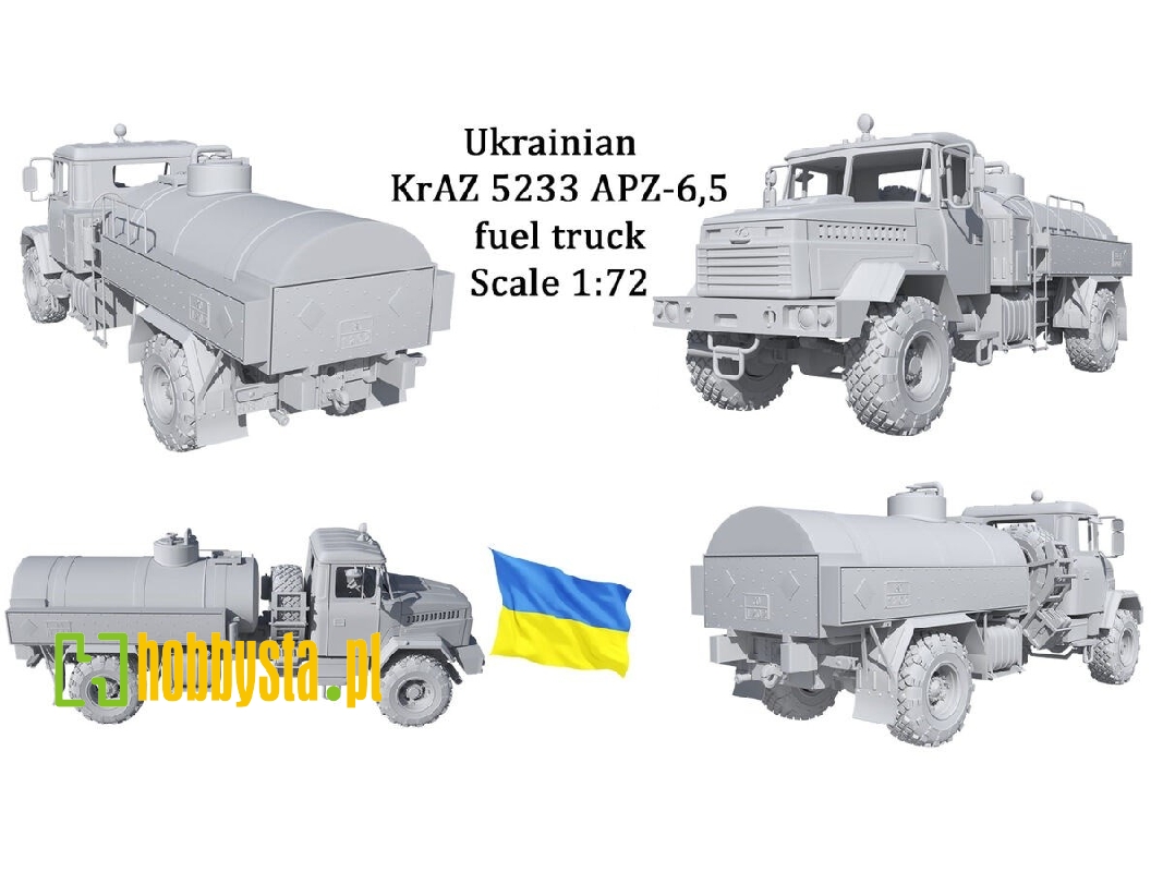 Ukrainian Kraz 5233 Apz-6,5 Fuel Truck - zdjęcie 1