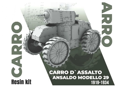 Italian Carro D'assalto Modell 29 (1919-1934) - zdjęcie 1