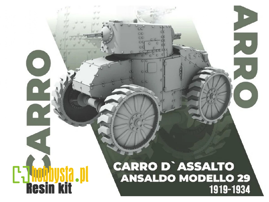Italian Carro D'assalto Modell 29 (1919-1934) - zdjęcie 1