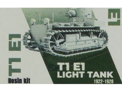 English Light Tank T1 E1 1922-1928 - zdjęcie 1