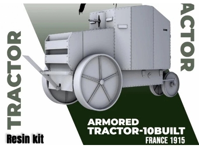 Armoured Tractor-10 Built France 1915 - zdjęcie 1