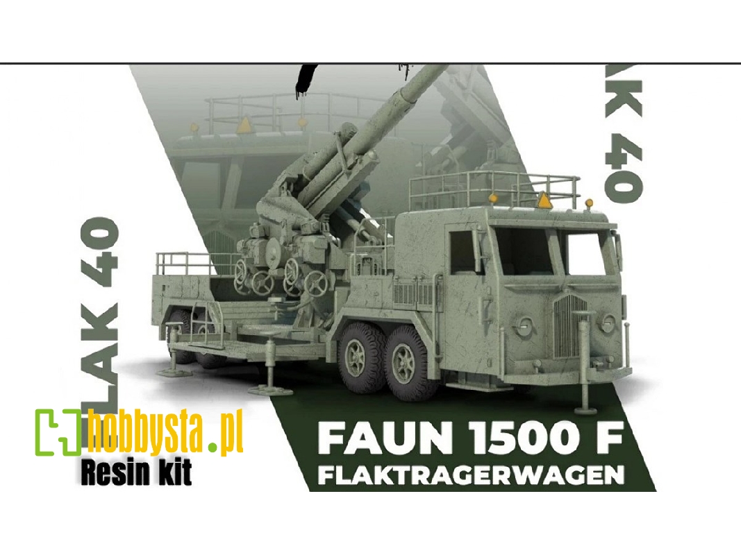 Faun 1500 With 12,8 Cm Flak 40 - zdjęcie 1