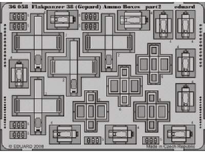  Flakpanzer 38 (Gepard) Ammo.  Boxes 1/35 - Italeri - blaszki - zdjęcie 3