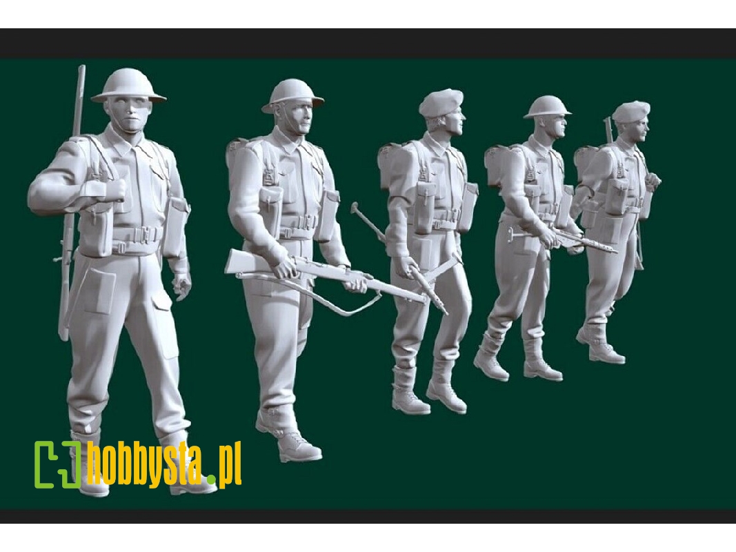 English Soldiers (5 Figures) - zdjęcie 1