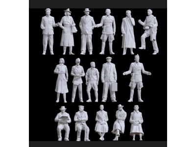 Civilians (16 Figures) - zdjęcie 1