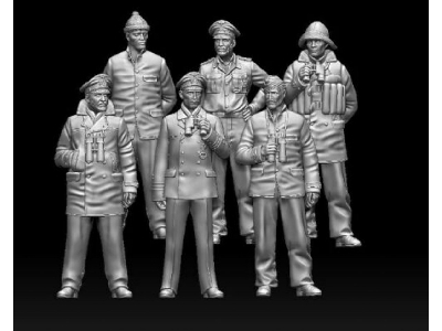 German Submarine Crew (6 Figures) - zdjęcie 1