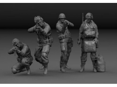 Us Paratroopers - Normandy 1944 (4 Figures) - zdjęcie 1