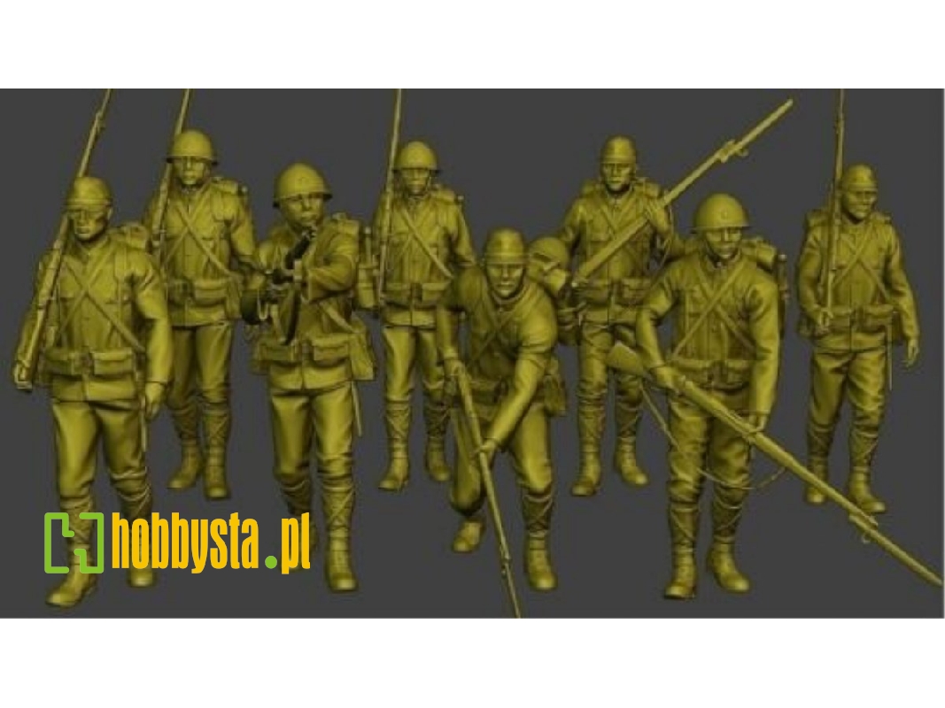 Japanese Infantrymen Standing (8 Figures) - zdjęcie 1