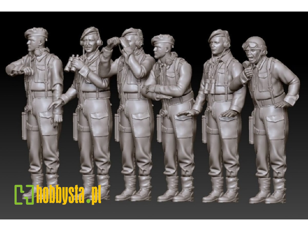 British Wwii Tank Crew (6 Figures) - zdjęcie 1