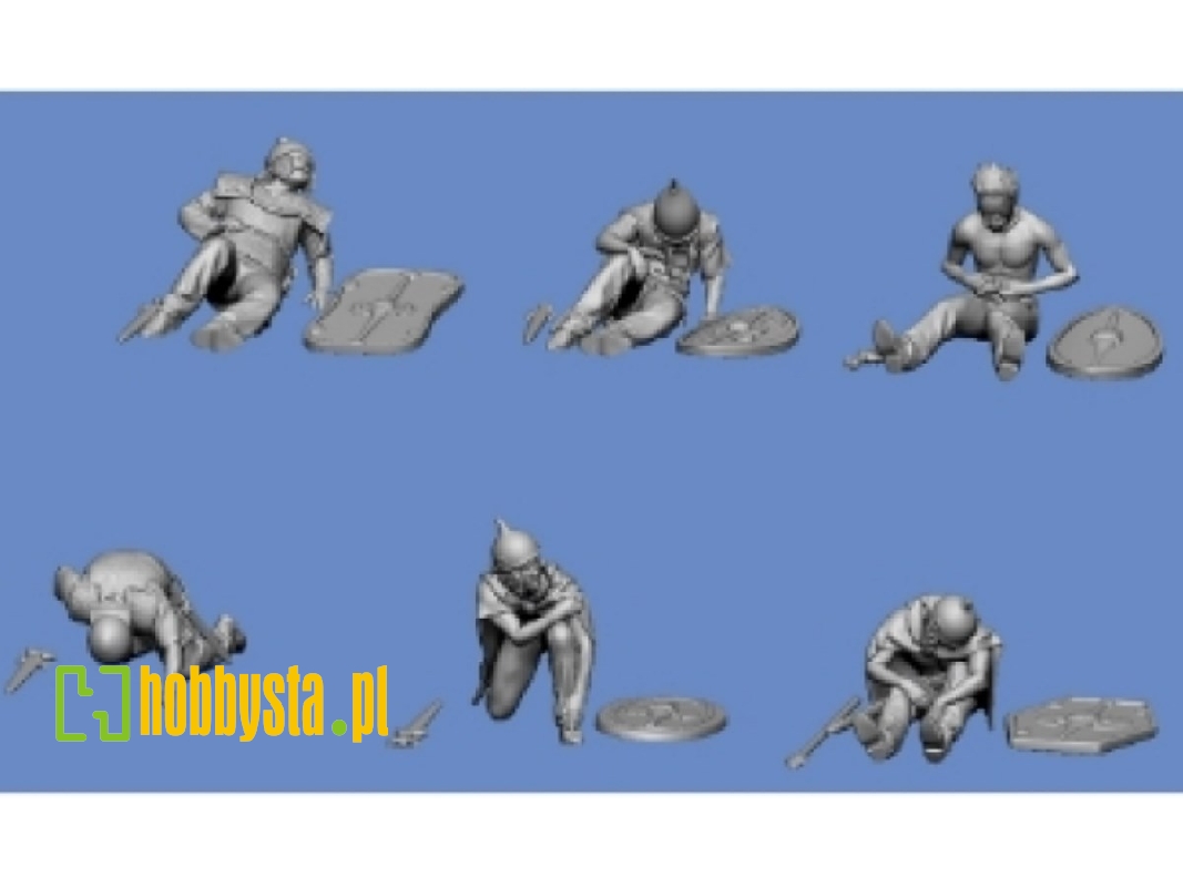 Celts Wounded Or Dead (6 Figures / 3d-printed) - zdjęcie 1