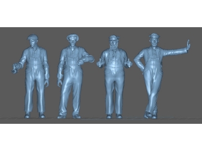 4 Men For Locomotive Köff (3d-printed) - zdjęcie 1