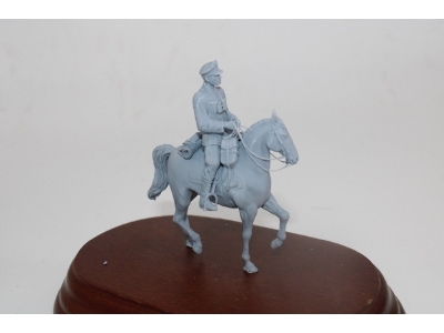 German Wwii Officer Of The Waffen Ss On Horseback - zdjęcie 3