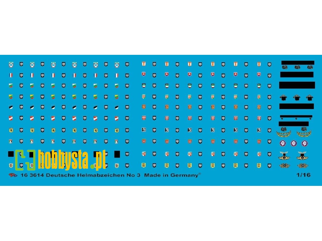 German Helmets Markings For Foreign Volunteers Units No. 3 - zdjęcie 1