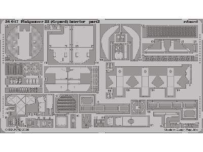  Flakpanzer 38 (Gepard) interior 1/35 - Italeri - blaszki - zdjęcie 3