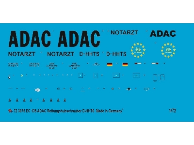 Ec 135 Adac Rescue Helicopter D-hhts - zdjęcie 1