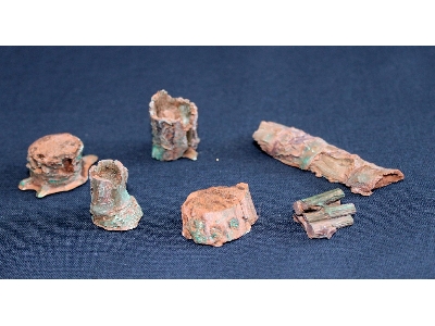 6 Resin Tree Stumps Set No. 1 - zdjęcie 1