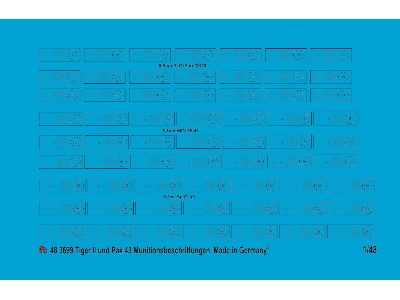 Tiger Ii And Pak 43 Ammo Markings - zdjęcie 1