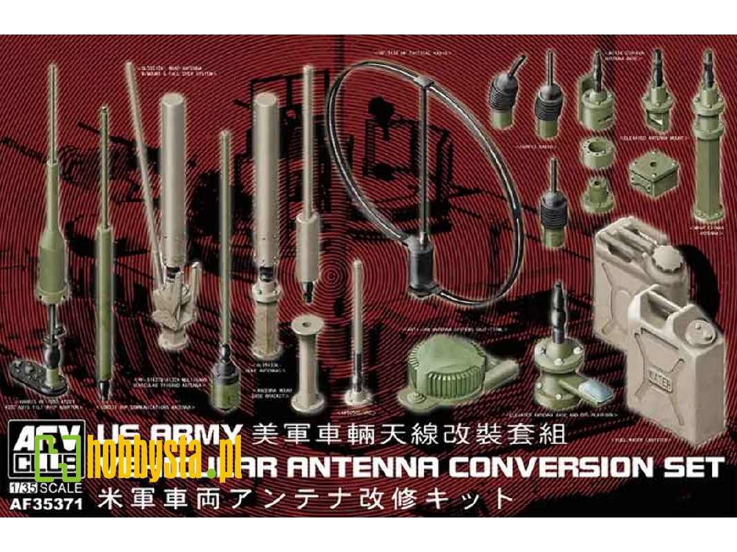 Modern Military Vehicle Antenna And Antenna Mount Conversion Set - zdjęcie 1 Modern Military Vehicle Antenna And Antenna Mount Conversion Set - zdjęcie 1