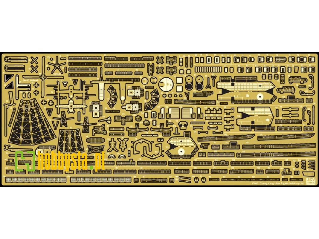 Photoetch Set For Rocn Cheng Kung-class Frigate - zdjęcie 1 Photoetch Set For Rocn Cheng Kung-class Frigate - zdjęcie 1