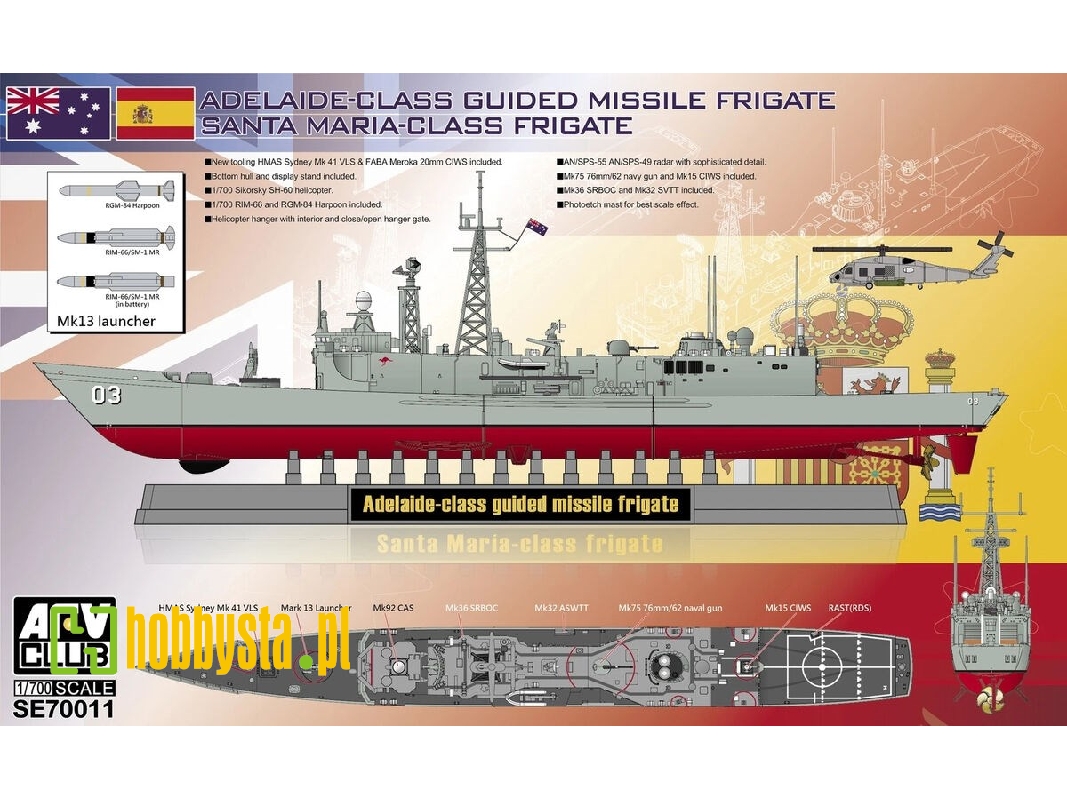 Adelaide / Santa Maria Class Guided Missile Frigate - zdjęcie 1 Adelaide / Santa Maria Class Guided Missile Frigate - zdjęcie 1