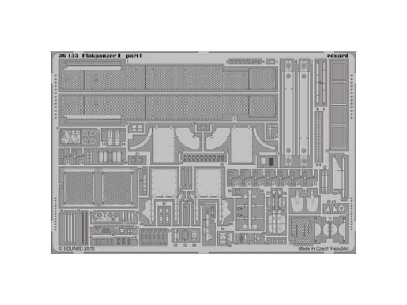 Flakpanzer I 1/35 - Dragon - blaszki - zdjęcie 1 Flakpanzer I 1/35 - Dragon - blaszki - zdjęcie 1