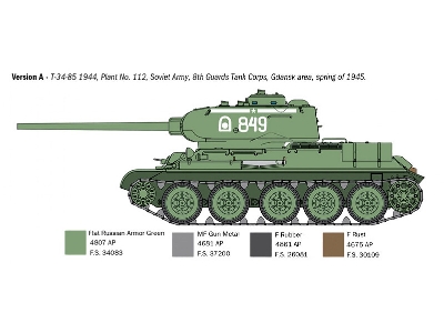 T34/85 Zavod 112 -1944 - zdjęcie 4 T34/85 Zavod 112 -1944 - zdjęcie 4
