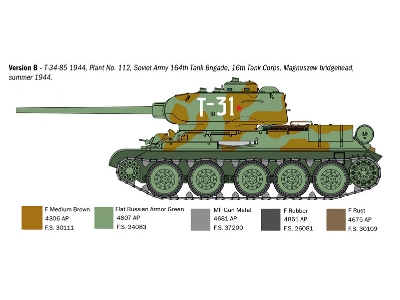 T34/85 Zavod 112 -1944 - zdjęcie 5 T34/85 Zavod 112 -1944 - zdjęcie 5