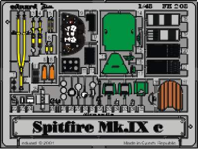  Spitfire Mk. IXc 1/48 - Tamiya - blaszki - zdjęcie 1