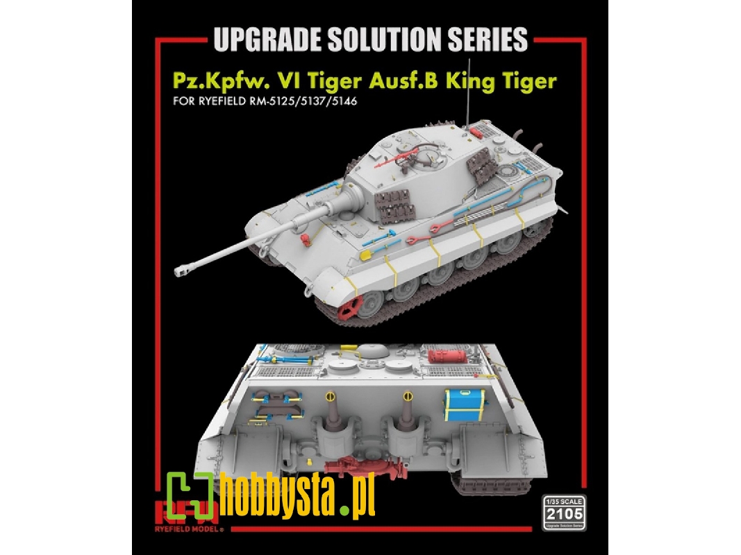 Upgrade Set For Kingtiger For Rye Field Model 5125 / 5137 And 5146 - zdjęcie 1