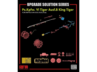 Upgrade Set For Kingtiger For Rye Field Model 5125 / 5137 And 5146 - zdjęcie 2