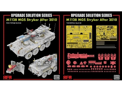 M1128 Mgs Stryker After 2010 - Upgrade Set (For 5148 Rye Field Model Kits) - zdjęcie 1