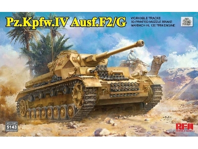 Pz.Kpfw.Iv Ausf.F2 / G With Workable Tracks - zdjęcie 1