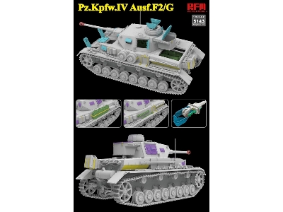 Pz.Kpfw.Iv Ausf.F2 / G With Workable Tracks - zdjęcie 2