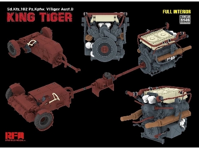 Sd.Kfz.182 Pz.Kpfw. Vi Tiger Ausf.B King Tiger Full Interior - zdjęcie 7
