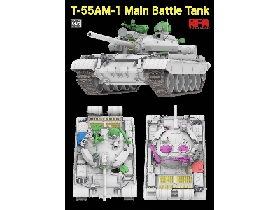 T-55 Am-1 Main Battle Tank With Workable Tracks - zdjęcie 2