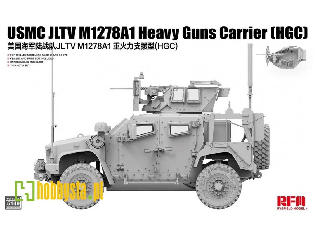 Usmc Jltv M1278a1 Heavy Guns Carrier (Hgc) - zdjęcie 1