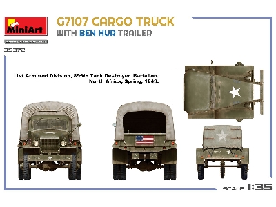 G7107 Cargo Truck With Ben Hur Trailer - zdjęcie 2