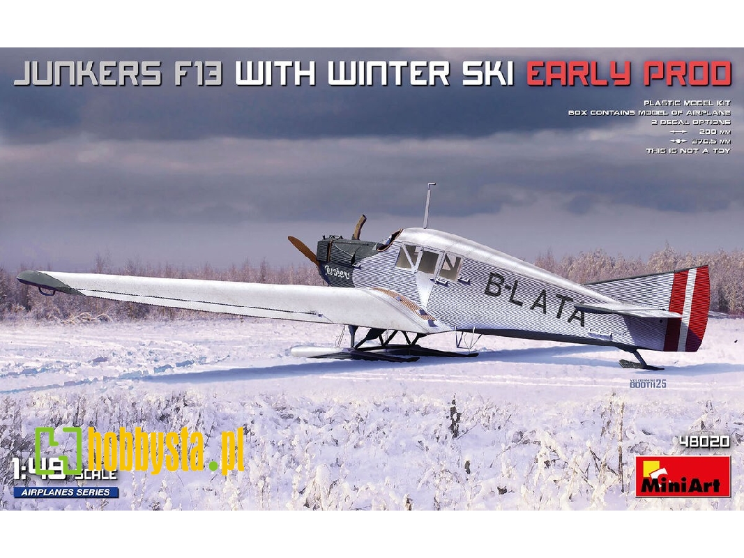 Junkers F13 With Winter Ski Early Production - zdjęcie 1