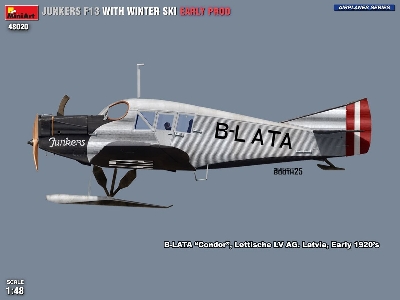 Junkers F13 With Winter Ski Early Production - zdjęcie 2