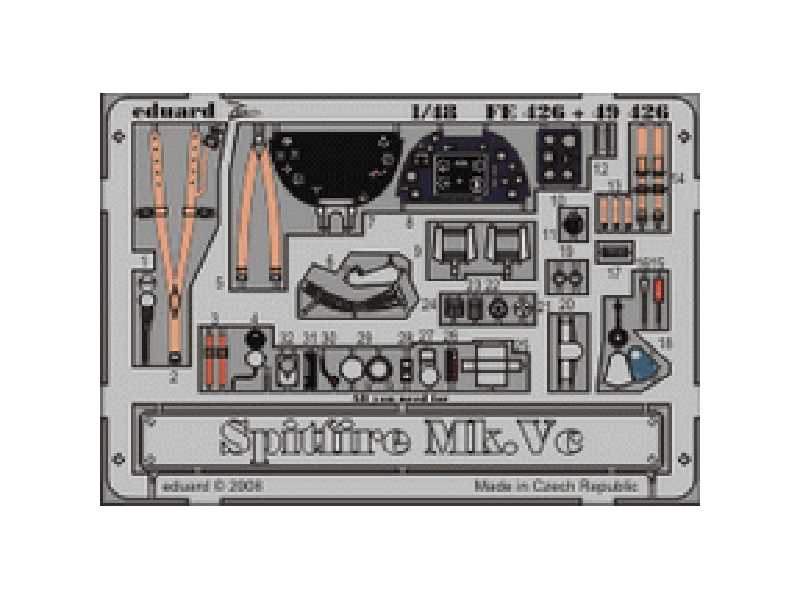 Spitfire Mk. Vc S. A. 1/48 - Special Hobby - blaszki - zdjęcie 1 Spitfire Mk. Vc S. A. 1/48 - Special Hobby - blaszki - zdjęcie 1
