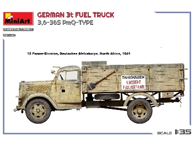 German 3t Fuel Truck 3,6-36s Pmq-type - zdjęcie 28