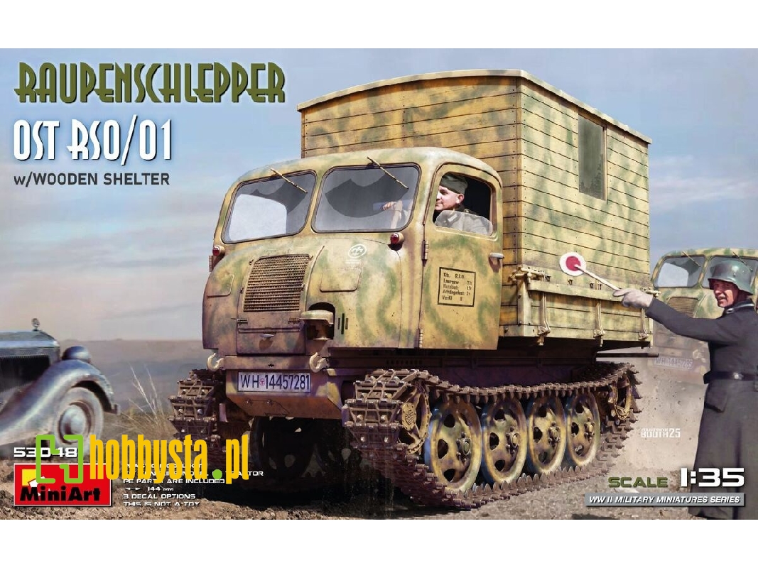 Raupenschlepper Ost Rso/01 With Wooden Shelter - zdjęcie 1