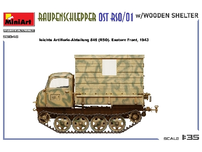 Raupenschlepper Ost Rso/01 With Wooden Shelter - zdjęcie 2
