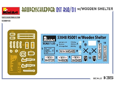 Raupenschlepper Ost Rso/01 With Wooden Shelter - zdjęcie 3