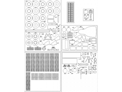 Ził-157 & Sa-2 - Elementy Wycięte Laserem - zdjęcie 1
