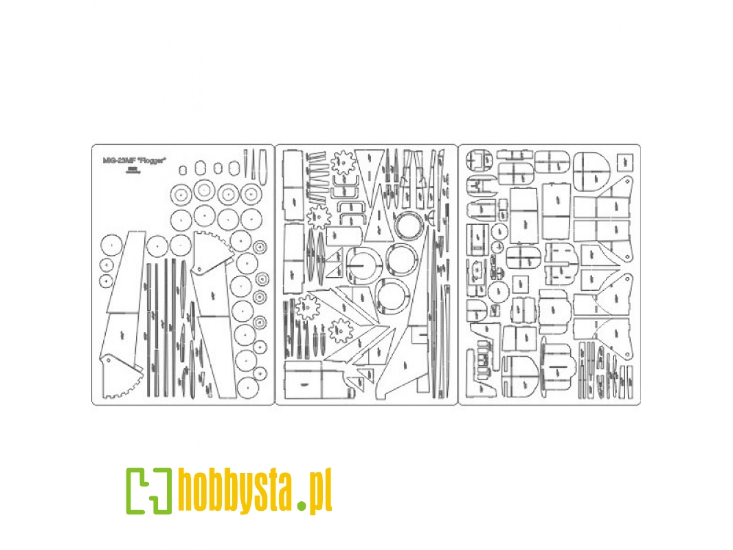 Mig-23 Mf 'flogger' - Szkielet - zdjęcie 1