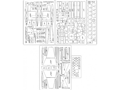 B-57g Canberra - Szkielet - zdjęcie 1